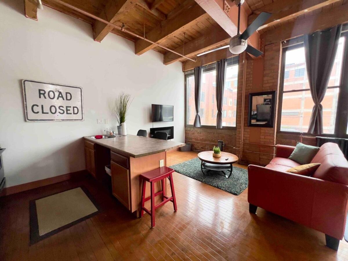 420 Friendly King Downtown Loft Free Parking & Wifi Appartement *